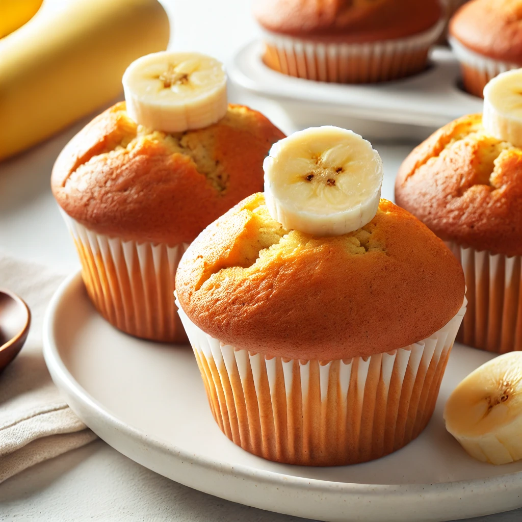 Sugar-Free Banana Muffins