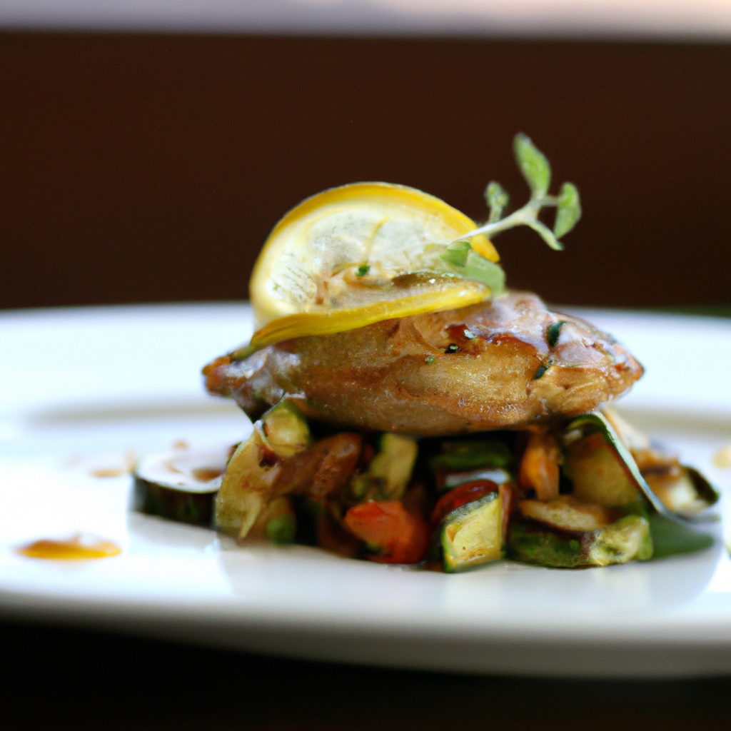 Mediterranean Grilled Lemon Herb Chicken with Zucchini
