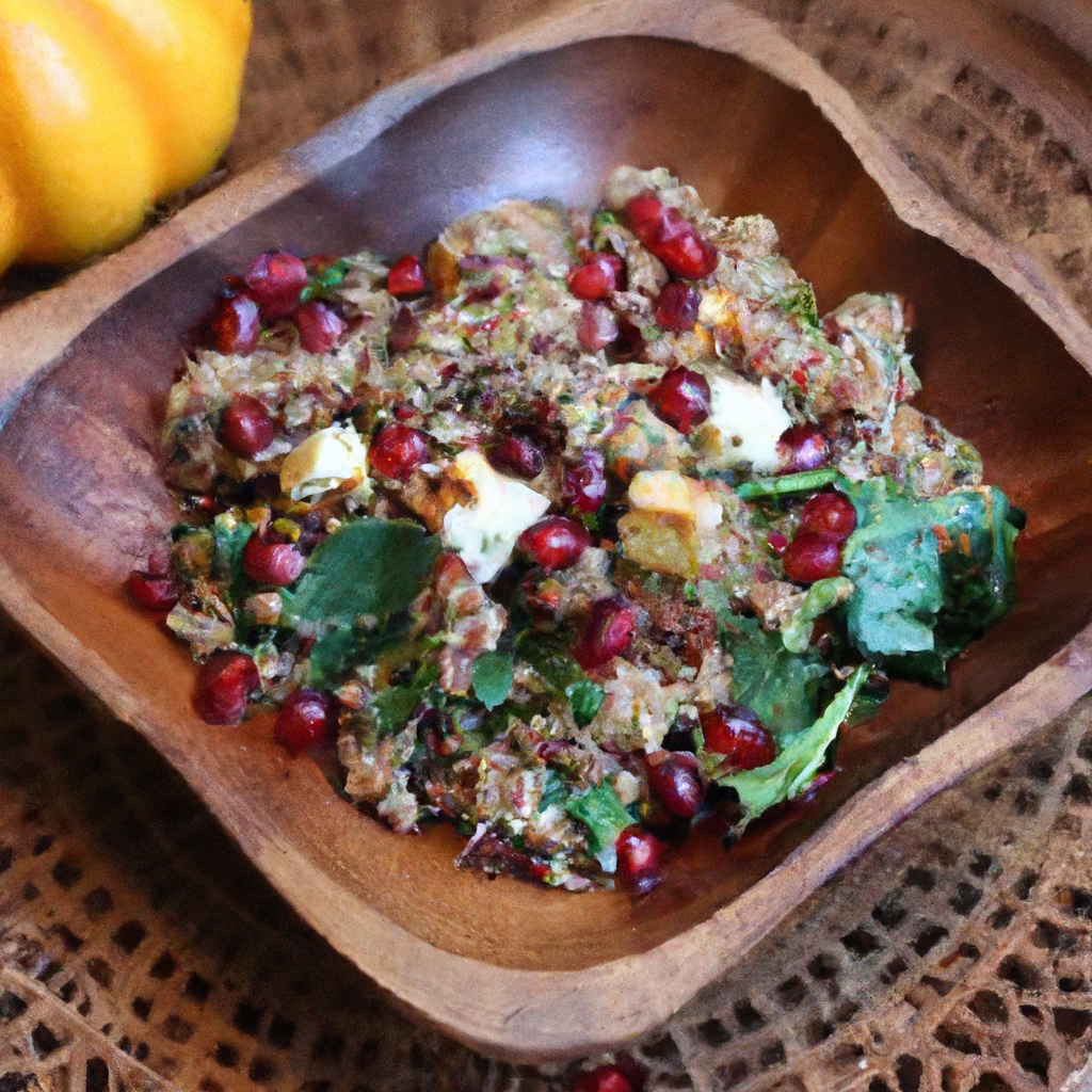 Autumn Harvest Quinoa Salad with Maple Tahini Dressing