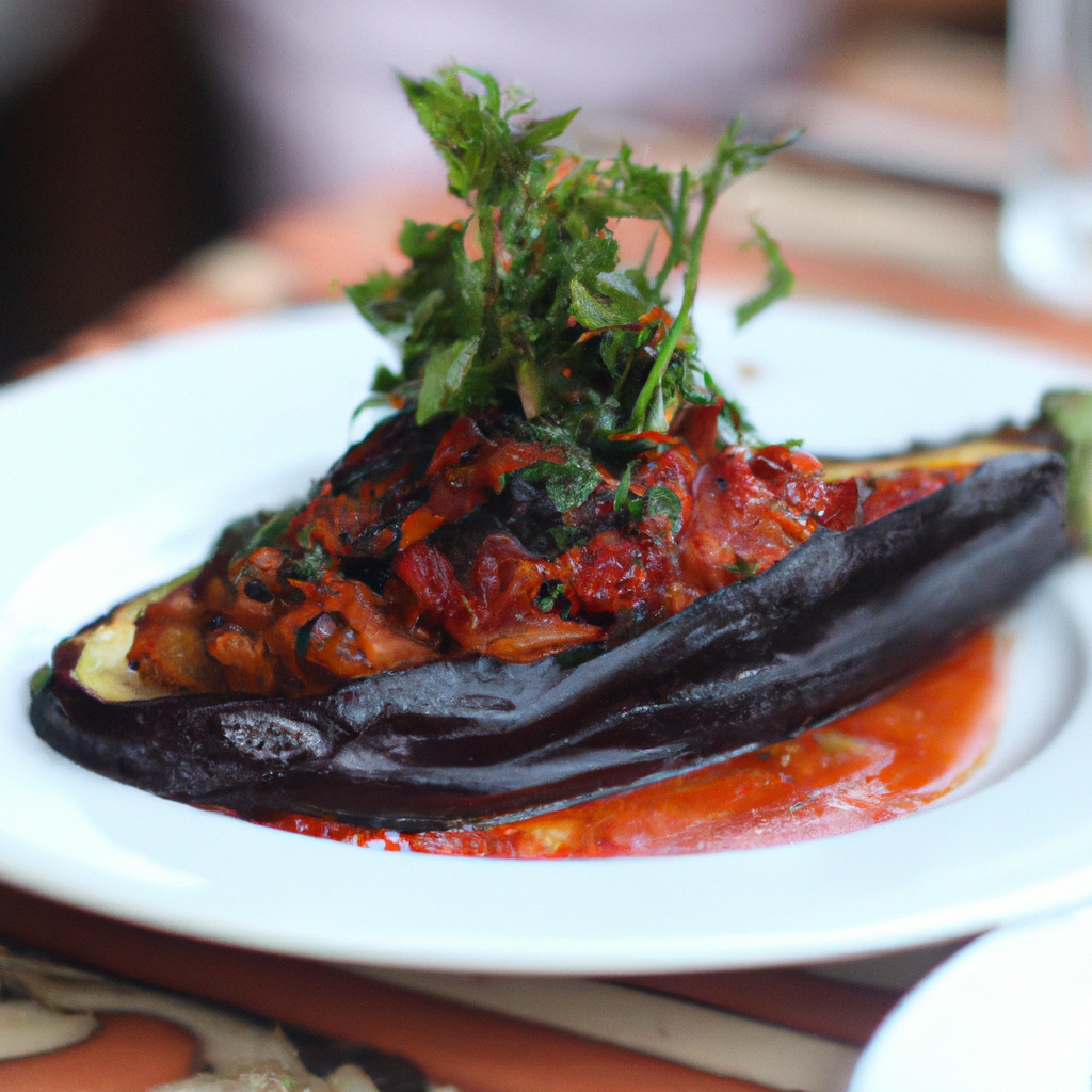 Moroccan Spicy Chili Grilled Eggplant