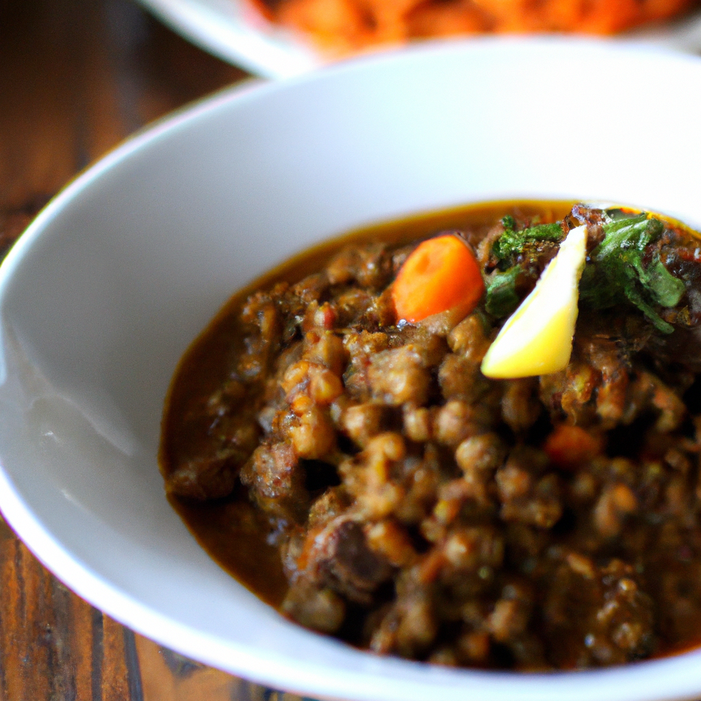 Moroccan Spicy Chili Lentil Stew