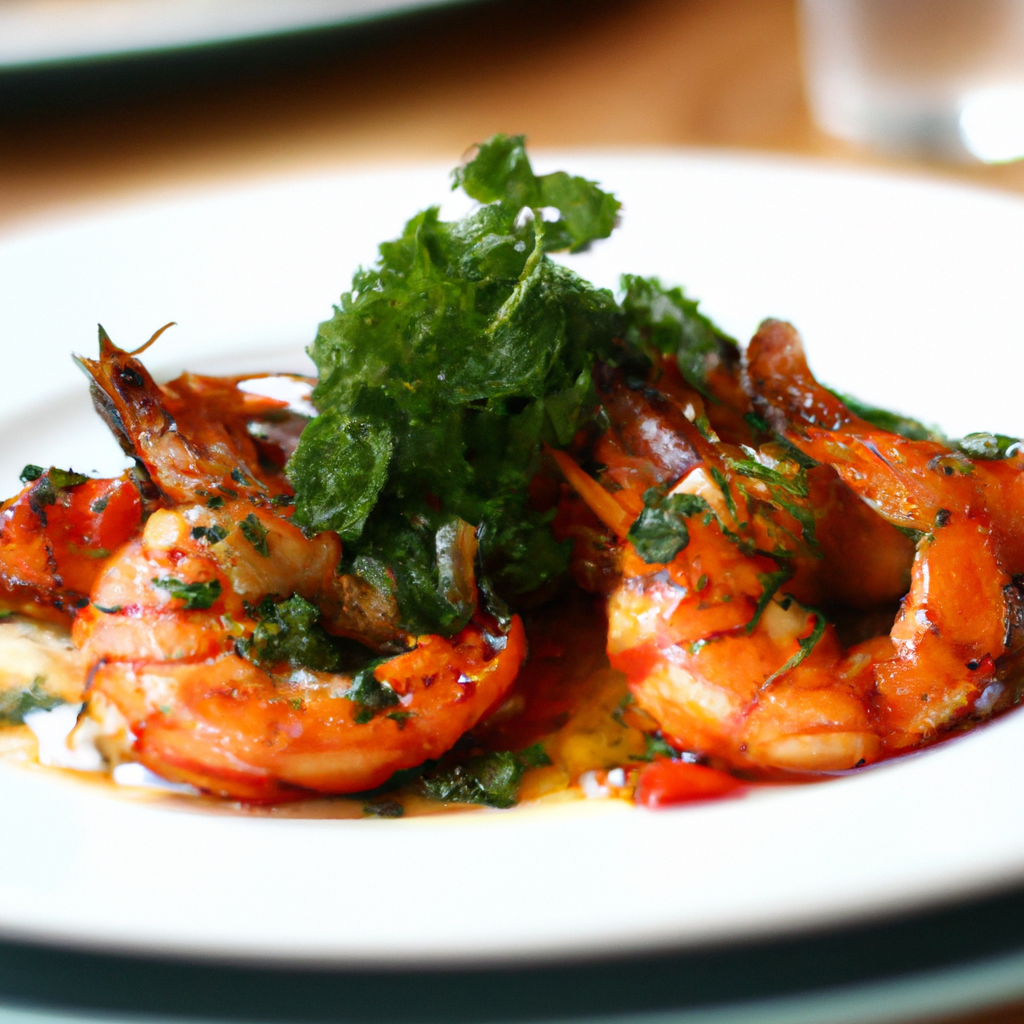 Moroccan Spicy Chili Grilled Shrimp