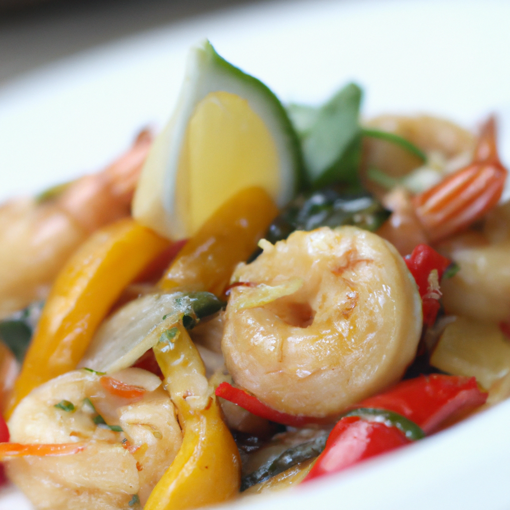 Thai Coconut Lime Shrimp Stir-Fry