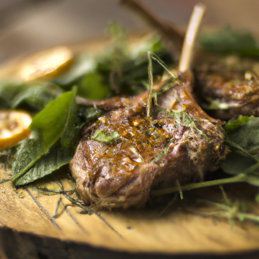 Lemon Herb Grilled Lamb Chops