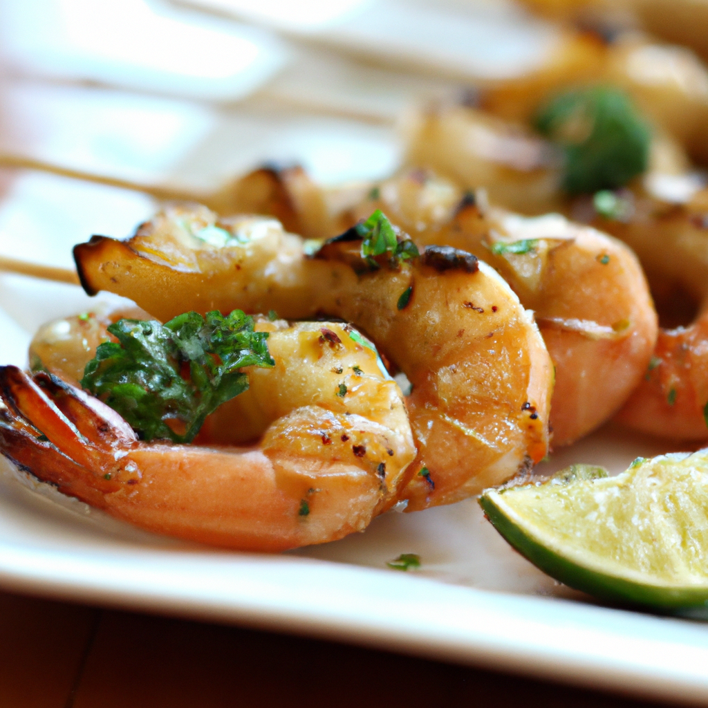 Thai Grilled Lemongrass Shrimp Skewers