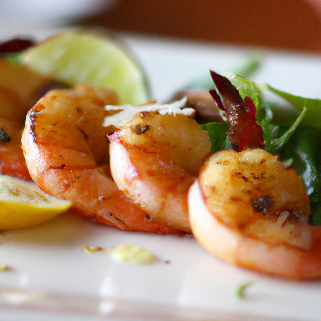 Thai Coconut Lime Grilled Shrimp