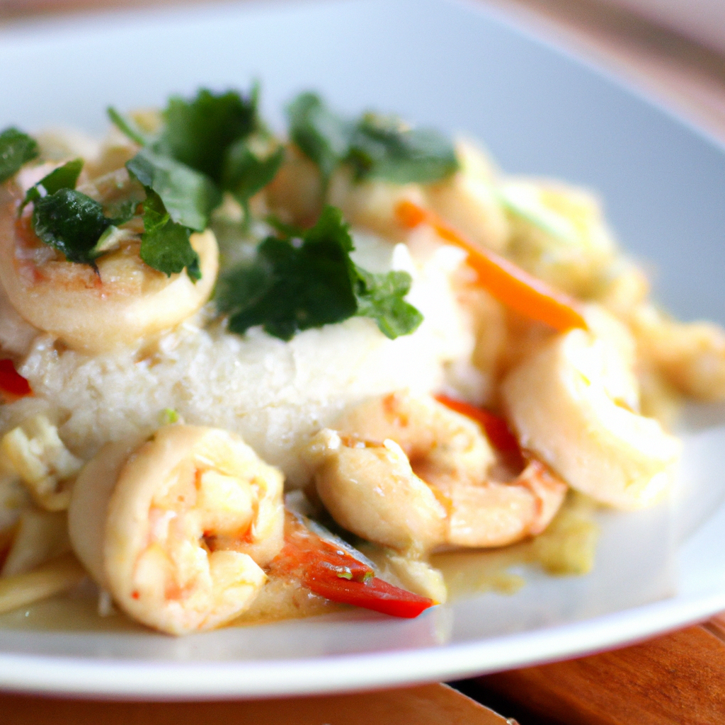 Thai Coconut Lime Shrimp Stir-Fry