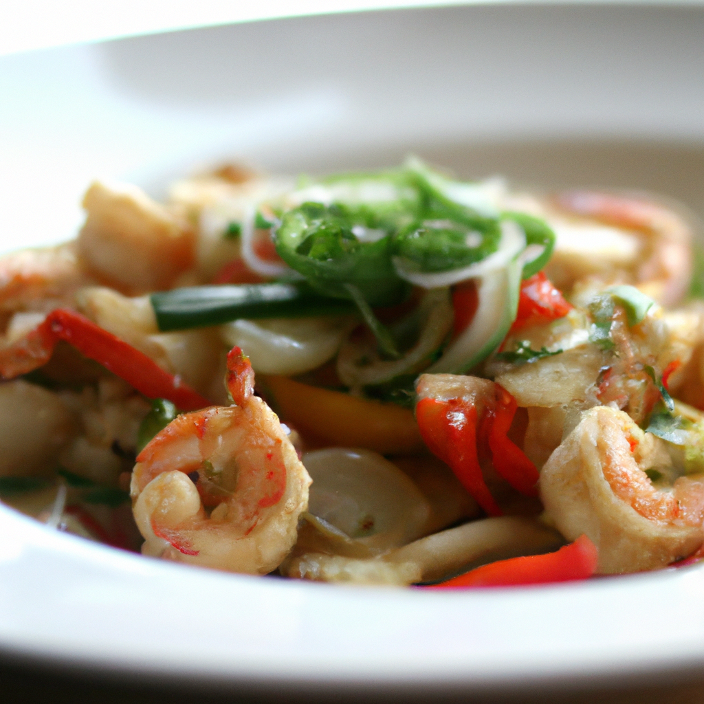 Thai Coconut Lime Shrimp Stir-Fry