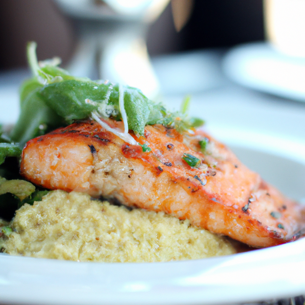 Grilled Lemon Herb Salmon with Mediterranean Couscous