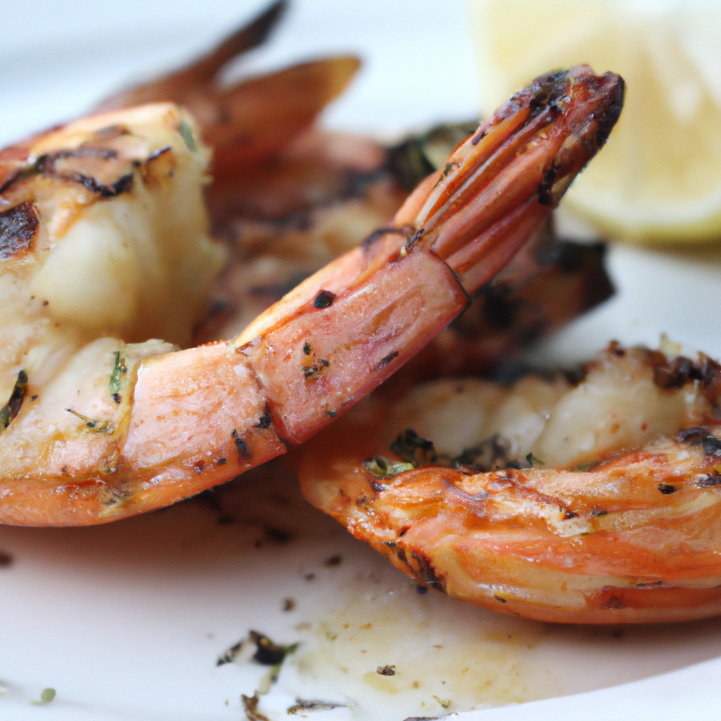 Thai Lemon Herb Grilled Shrimp