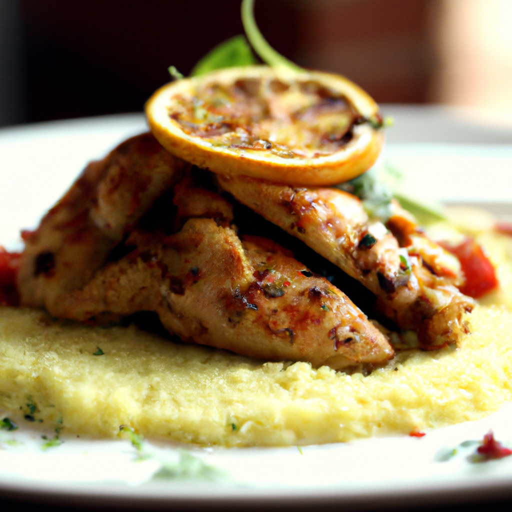 Moroccan Spicy Chili Grilled Chicken with Lemon Herb Couscous