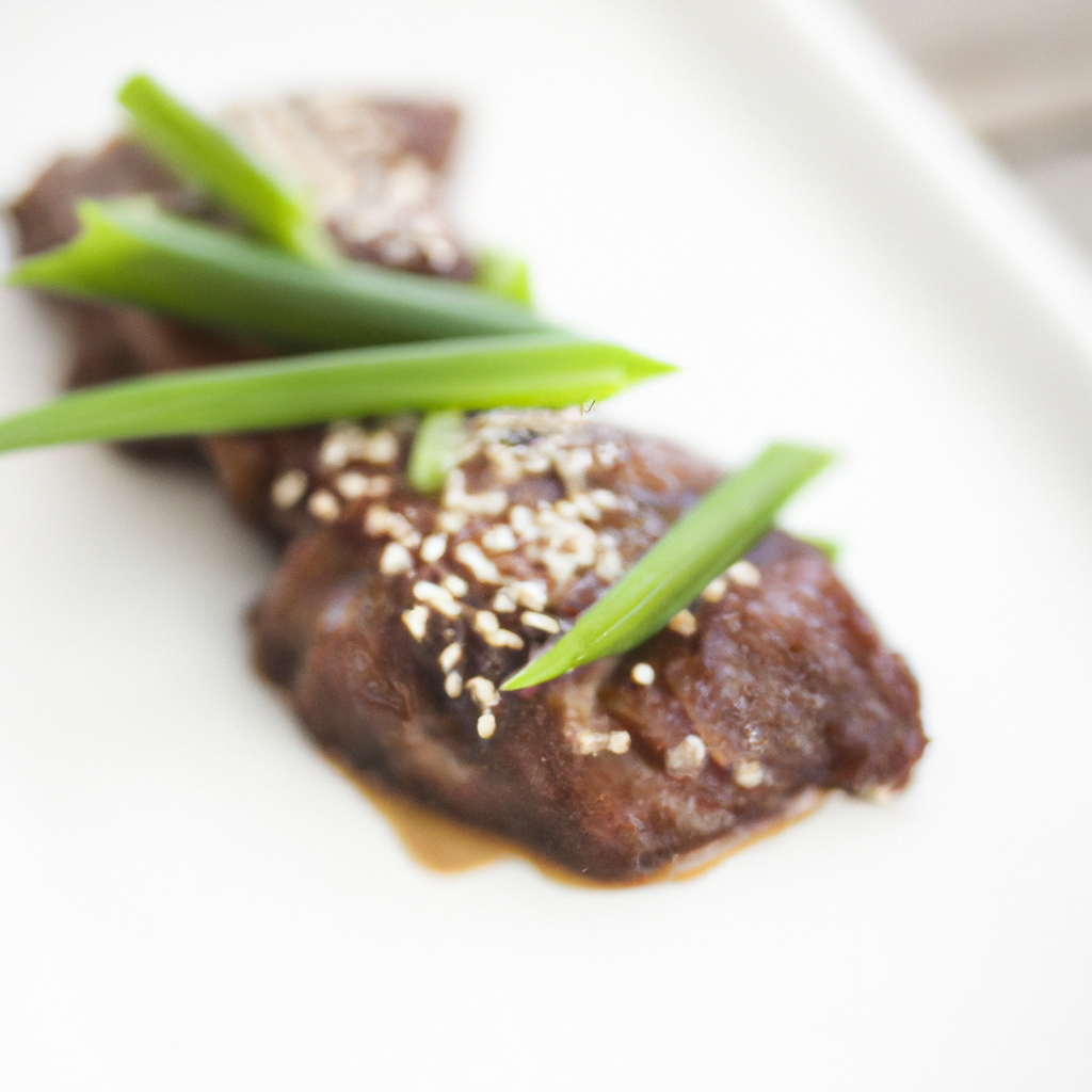 Korean Grilled Beef with Soy Ginger Glaze
