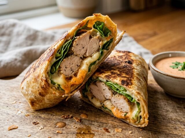 Crispy Chicken Mozzarella Wrap