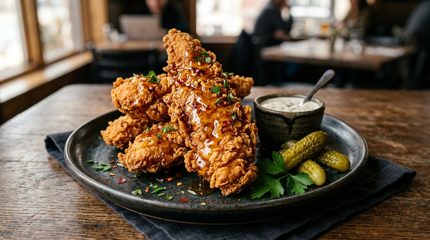 Crispy Hot Honey Chicken Tenders